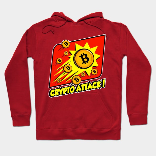 crypto attack Hoodie by spoilerinc